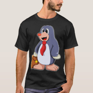 T-shirt Mole comme entrepreneur avec sac