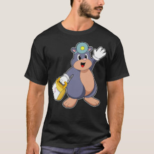 T-shirt Mole comme infirmière avec trousse de premiers soi