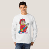 T-shirt Mole comme pompier avec tuyau (Devant entier)