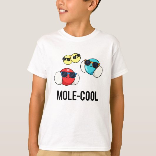 T-shirt Mole-Cool Funny Molecule Pun (Devant)