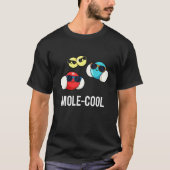 T-shirt Mole-Cool Funny Molecule Pun Dark BG (Devant)