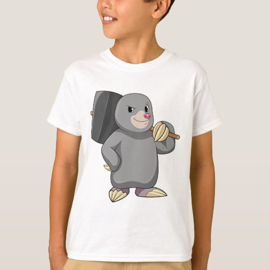 T-shirt Mole en Handyman avec Hammer (Devant)