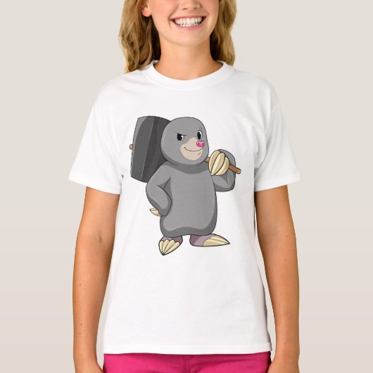 T-shirt Mole en Handyman avec Hammer (Devant)