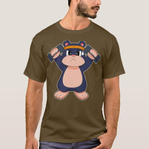 T-shirt Mole Fitness Dumbbells Sports