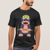 T-shirt Mole Miner Pickaxe Mines (Devant)
