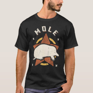 T-shirt Mole Vintage Retro Classic Animal