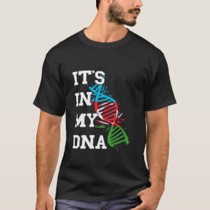 T-shirt Molécule d'ADN d'Azerbaïdjan Racines azerbaïdjanai