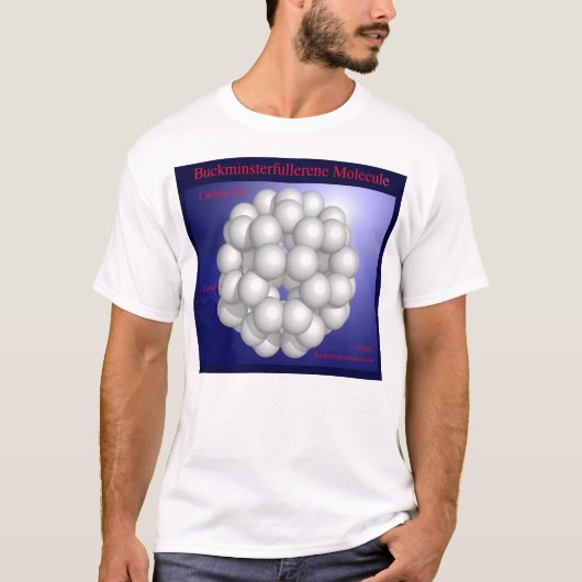 T-shirt Molécule de Buckminsterfullerene (avant) (Devant)