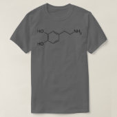 T-shirt Molécule de dopamine (Design devant)