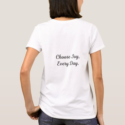 T-shirt Molecule du bonheur (Dos)