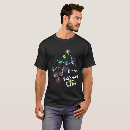 T-shirt Molécules de kétamine (Devant entier)