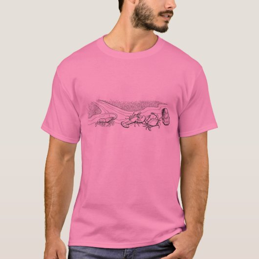 T-shirt Mollusques et crustacés (Devant)