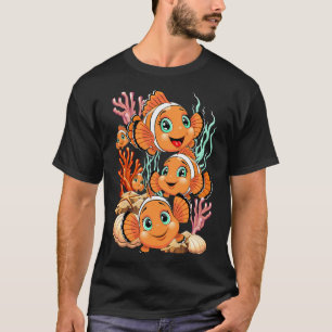 T-shirt Molly Balloon Blanc - Poisson - Cadeau pour amateu