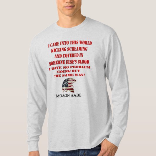 T-SHIRT MOLON LABE (Devant)