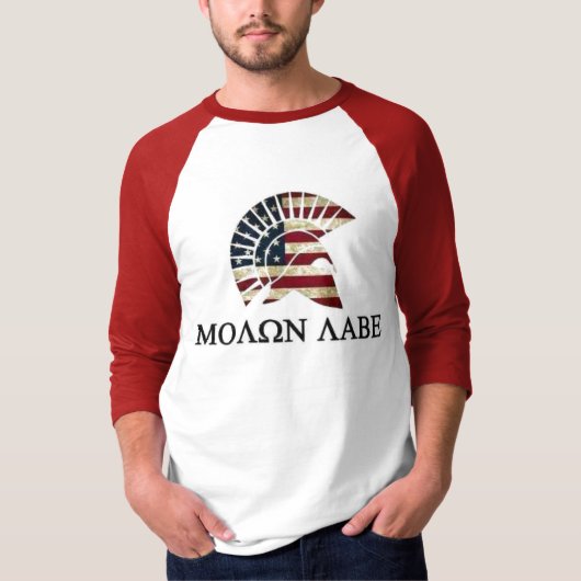 T-SHIRT MOLON LABE (Devant)