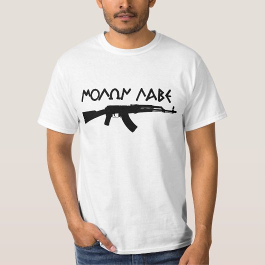 T-shirt Molon Labe AK47 (Devant)