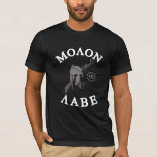T-shirt Molon Labe avec AK-47