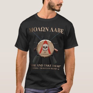 T-shirt Molon Labe - bouclier spartiate