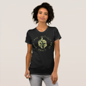 T-shirt Molon Labe Casque spartiate Camo militaire (Devant entier)