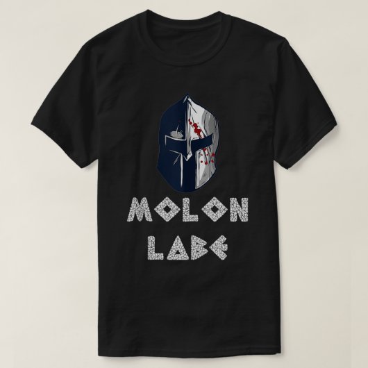 T-shirt Molon Labe Inspecred (Design devant)
