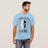 T-shirt Molon Labe Laurels guerrier spartiate sur Camoufla (Devant entier)