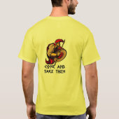 T-shirt Molon Labe/viennent les prendre (Dos)