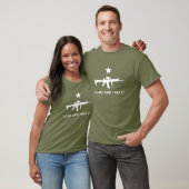 T-SHIRT MOLON LABE VIENNENT LUI PRENDRE LA CARABINE M4 (Unisexe)