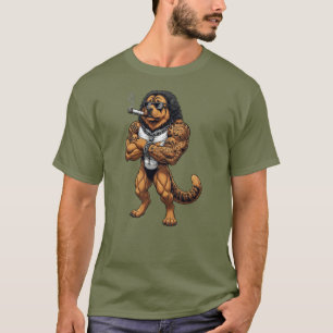 T-shirt Molosse Tibétain, musclé, tatoué, culturisme