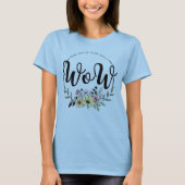 T-shirt MOM à l'envers sort WOW ! (Devant)