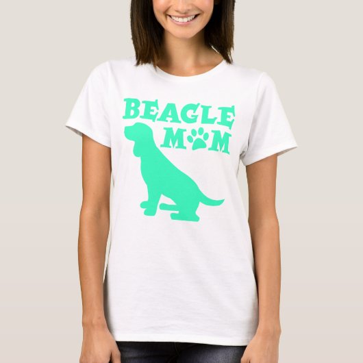 T-SHIRT MOM BEAGLE (Devant)