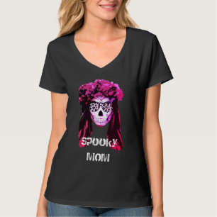 T-shirt MOM drôle et mignon personnalisé à col en V pour f