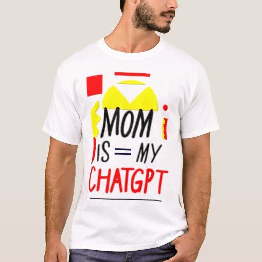 T-SHIRT MOM IS = MON CHATGPT (Devant)