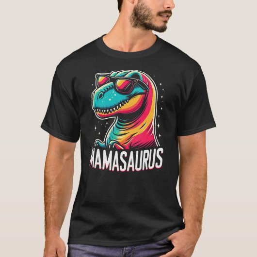 T-shirt Mom Mamasaurus T Rex Dinosaur Birthday Dinosaur Mo (Devant)