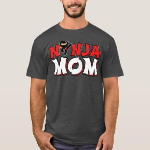 T-shirt Mom Ninja - Maman du Ninja de l'anniversai