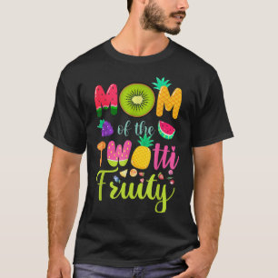 T-shirt Mom Of the Twotti Frutti 2nd Birthday Fruity Famil