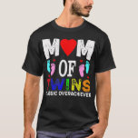 T-shirt Mom Of Twins Classic Overachiever Twins mom<br><div class="desc">Mom Of Twins Classic Overachiever Twins mom parenting,  funny,  children,  daddy,  father,  mother,  parents,  birthday,  dad,  fathers day,  gift idea,  baby,  call,  call of daddy,  father's day,  gamer,  gift,  mama,  papa,  parenting ops,  pregnancy,  pregnant,  saying,  2021,  2021 fathers day,  2021 quarantined,  abuelito,  abuelito</div>