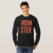 T-shirt Mom Ster Melting Spooky Vibes Bat Hippie Costume H (Devant entier)