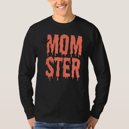 T-shirt Mom Ster Melting Spooky Vibes Bat Hippie Costume H (Devant)