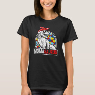 T-shirt Momasaurus T Rex Dinosaur Moma Saurus Match de fam