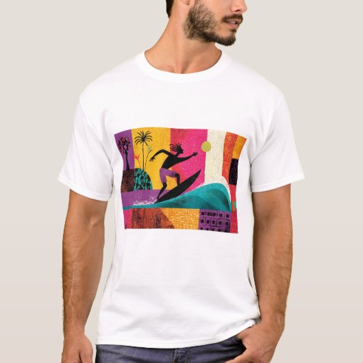 T-shirt Mombasa Surfer (Devant)