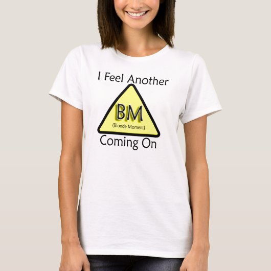 T-shirt Moment blond (Devant)