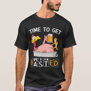T-shirt Moment de devenir drôle Dinde Bière Thanksgiving O