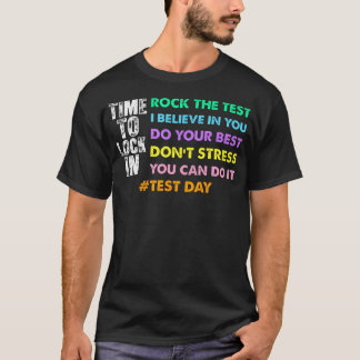 T-shirt Moment de se concentrer pour le jour de l'examen V
