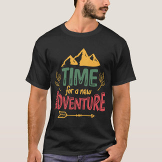 T-shirt Moment pour une nouvelle motivation de voyage d'av