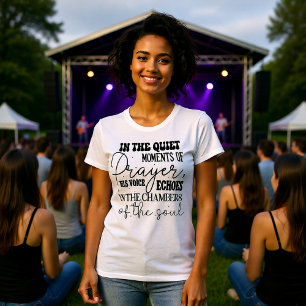 T-shirt Moments de prière silencieux Son esprit de chandai