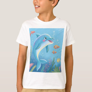 T-shirt Moments joyeux de dauphin