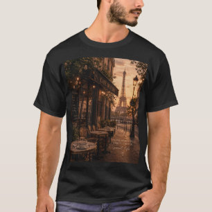 T-shirt Moments lents. Café fort. Douce vie.   Vintage