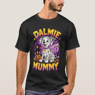 T-shirt Momie dalmatien Costume drôle d'Halloween Propriét