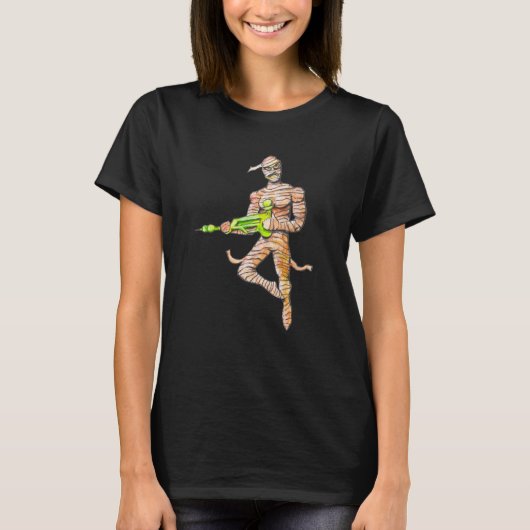 T-shirt Momie de l'espace (Devant)