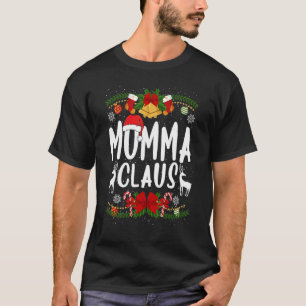 T-shirt Momma Claus Famille de Noël Père Noël Ornements
